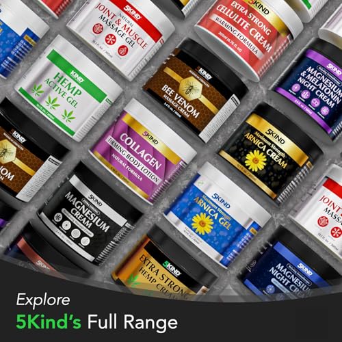 5kind Extra Strong Arnica Cream for Bruising and Swelling 10.1 Fl Oz - Arnica Bruise Cream Extra Strength Fast Healing Thin Skin - High Concentration Arnica Montana Extract for Bruises-Natural Formula 5kind clinical skincare Au supplements