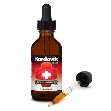 Kardovite Herbal Circulation Support Drops 100ml | Supports Circulatory Wellness with Hawthorn, Garlic, Ginkgo, Cayenne, Milk Thistle, Bilberry & Valerian | Supports Vitality & Daily Wellness Kardovite Au supplements