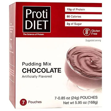 Protidiet Chocolate Flavor High Protein Instant Pudding Mix (7-5.9 oz Pouches) (Chocolate) ProtiDIET Au supplements