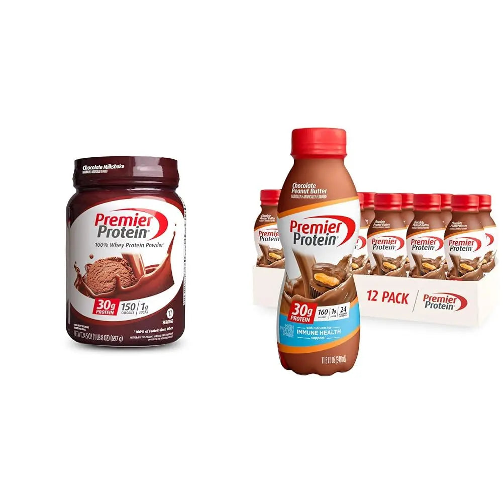 Premier Protein Powder, Chocolate Milkshake, 30g Protein, 1g Sugar, 100% Whey Protein Premier Protein Au supplements