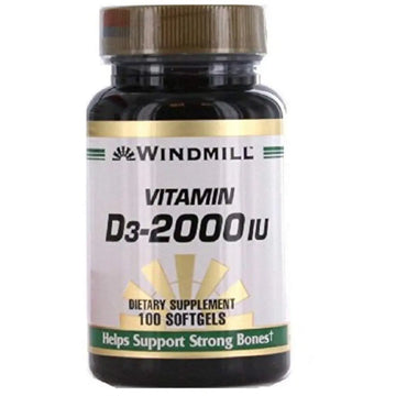 Nature Made Vitamin D3 2000 IU Tablets 100 ea (Pack of 2) Nature Made Au supplements