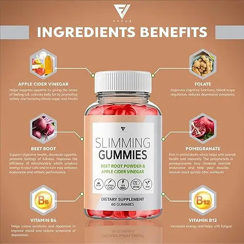 (2 Pack) Slimming Gummies It Works for Weight Loss with Apple Cider Vinegar Itworks Its Fyvus Au supplements