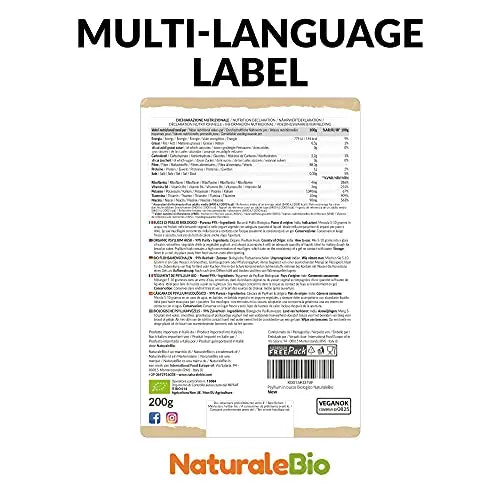 Organic Psyllium Husk - 99% Purity - 200g. Pure & Natural Psyllium Seed Husks NaturaleBio Au supplements