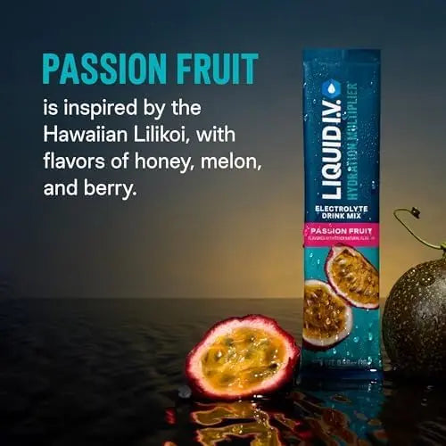 Liquid I.V.® Hydration Multiplier - Passion Fruit | Electrolyte Powder Drink Mix | 1 Pack (10 Servings) Liquid I.V. Au supplements