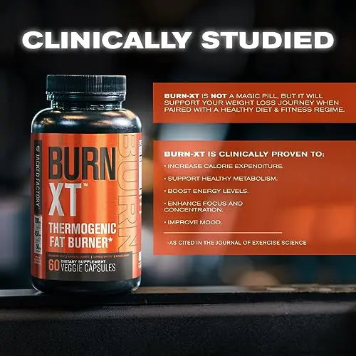 Burn-XT Clinically Studied Fat Burner & Weight Loss Supplement - Appetite Jacked Factory Au supplements