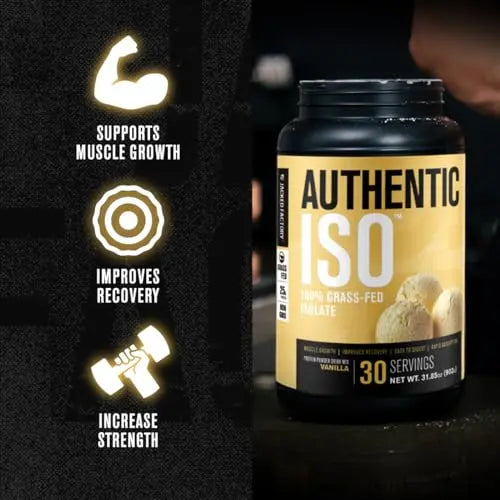 Jacked Factory Authentic ISO Grass Fed Whey Protein Isolate Powder - Low Carb Jacked Factory Au supplements