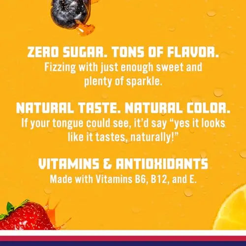 Sparkling Ice, Berry Lemonade Sparkling Water, Zero Sugar Flavored Water, with Vitamins Sparkling ICE Au supplements