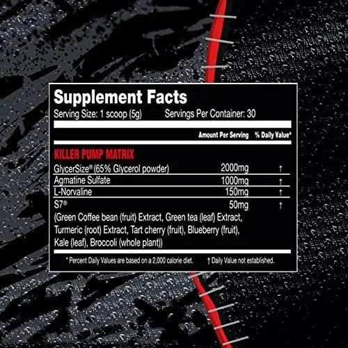 Noxious Extreme Nitric Oxide Booster Pump Pre-Workout Powder | Endurance and Muscle KILLER LABZ Au supplements