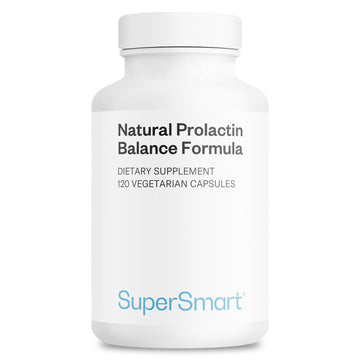Supersmart - Natural Prolactin Balance Formula - with p5p Vitamin B6, Maca Root, Ashwagandha | Gluten Free - 120 Vegetarian Capsules Supersmart Au supplements