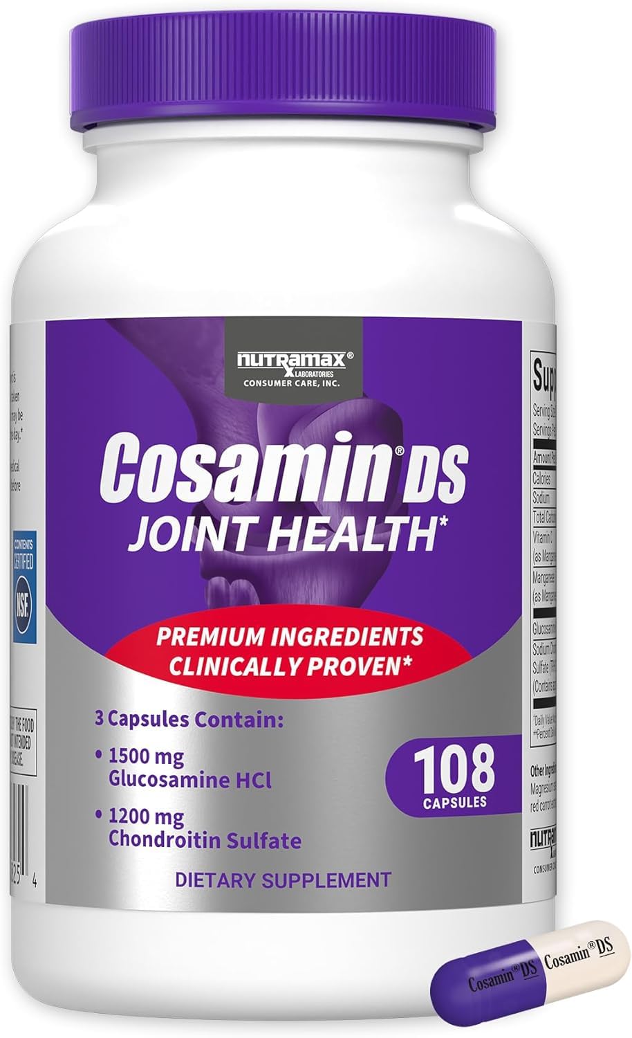 Cosamin DS for Joint Health Comfort & Mobility, 2 Count Cosamin DS Au supplements