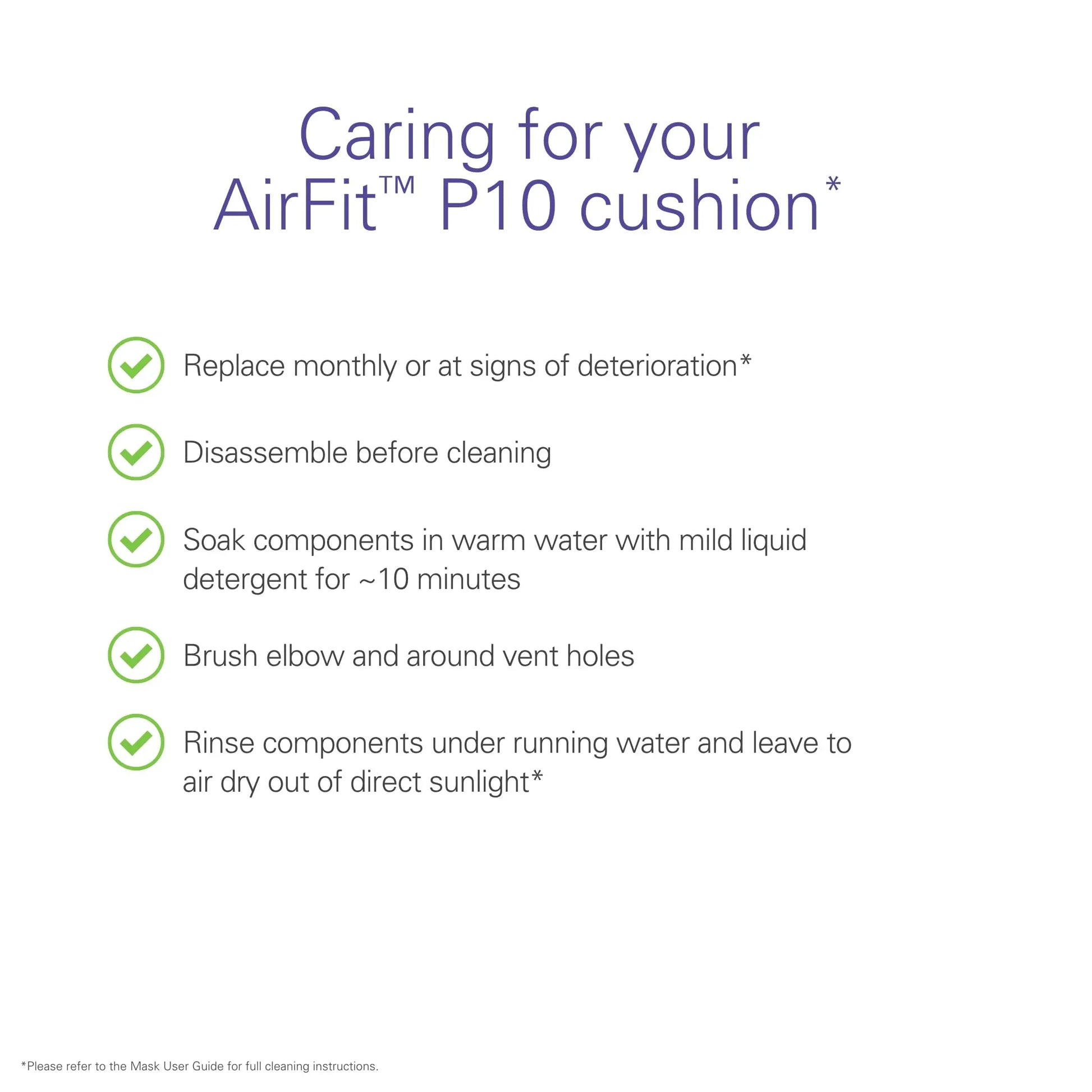 ResMed AirFit P10 Nasal Pillow Replacement Cushion - Medium ResMed Au supplements