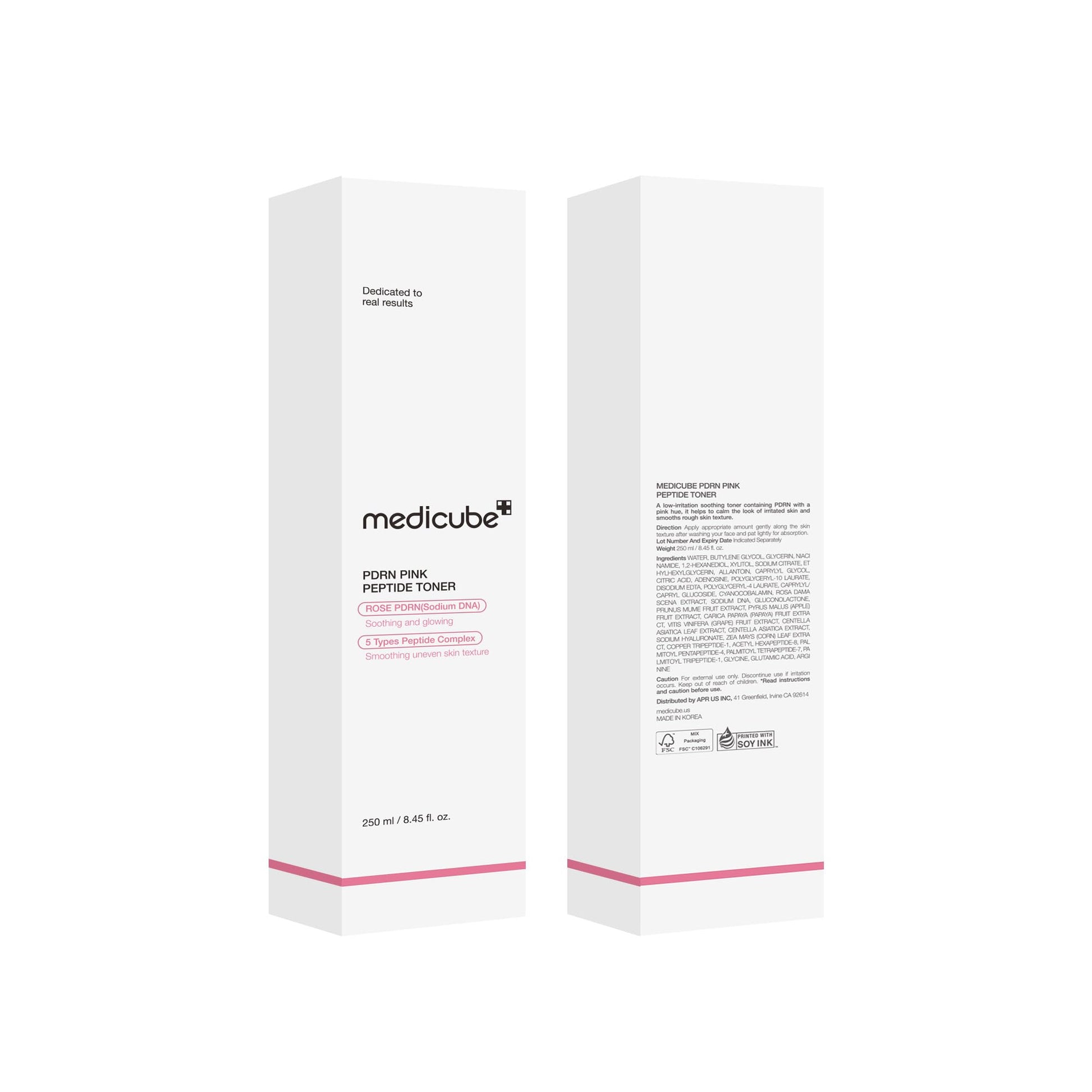 medicube PDRN Toner Rose PDRN Peptide Toner | Lightweight & Watery Type for Skin Boosting, Soothing and Calming, Uneven Skin Tone | with Rose, Peptide, Niacinamide | Korean Skincare, 8.45 fl.oz medicube Au supplements