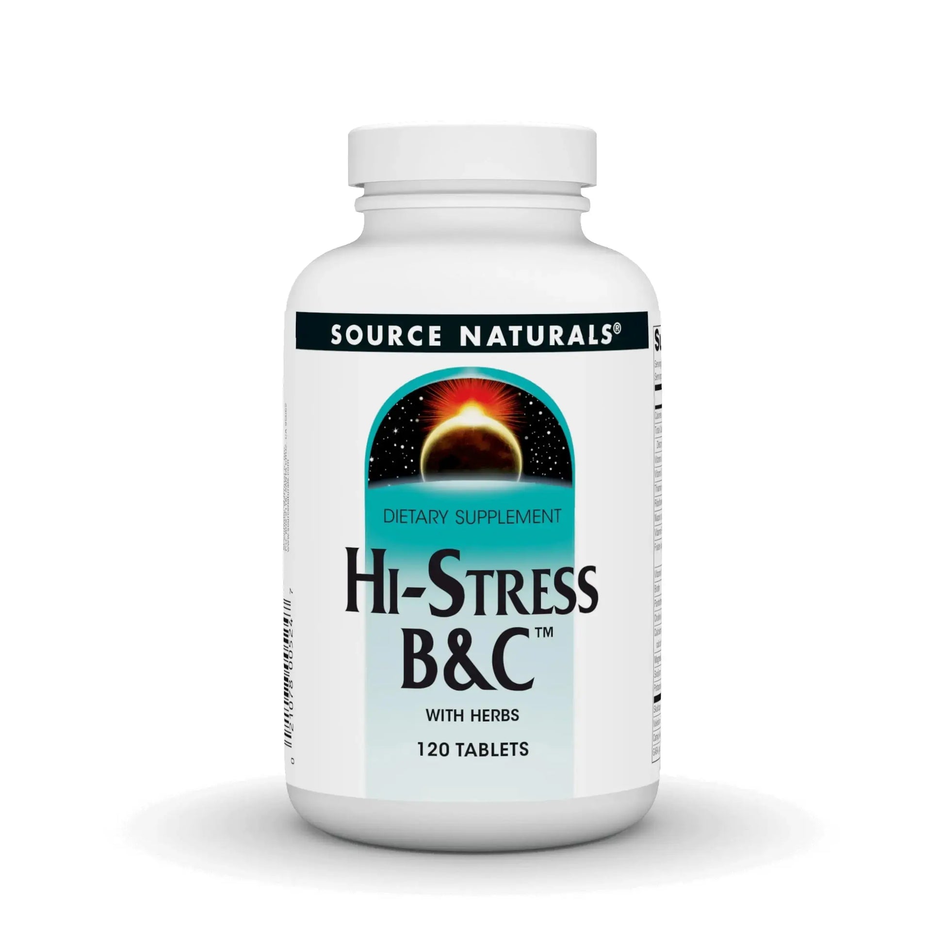 Source Naturals Hi-Stress B&C with Herbs - 120 Tablets Source Naturals Au supplements