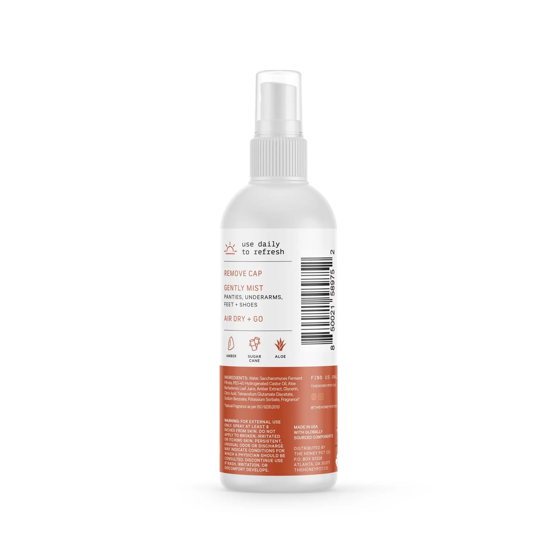 The Honey Pot Company - Refreshing and Restorative Panty and Body Plant-Derived Deodorant Spray The Honey Pot Company Au supplements