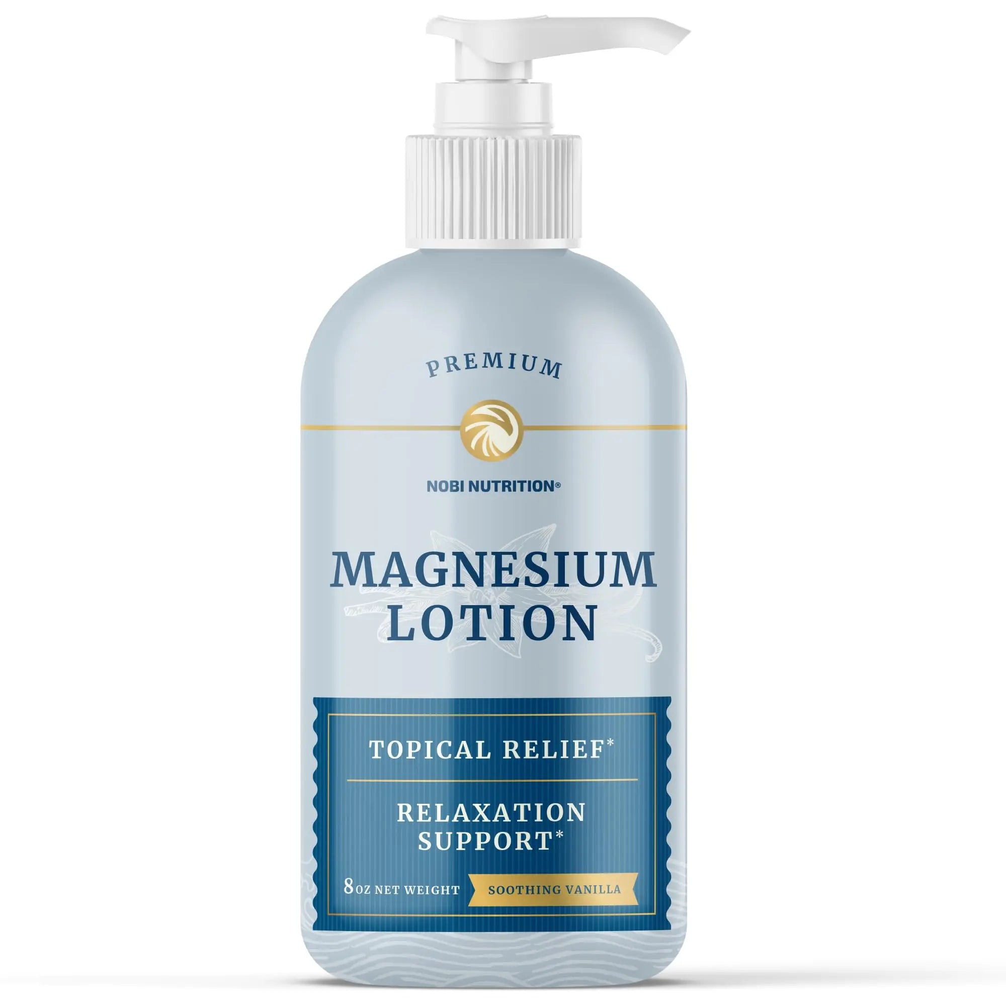 Magnesium Lotion | Relieves Muscle Cramps & Soreness | Relaxation & Calming Support Nobi Nutrition Au supplements