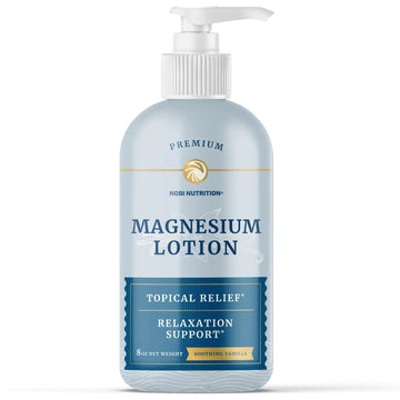 Magnesium Lotion | Relieves Muscle Cramps & Soreness | Relaxation & Calming Support Nobi Nutrition Au supplements