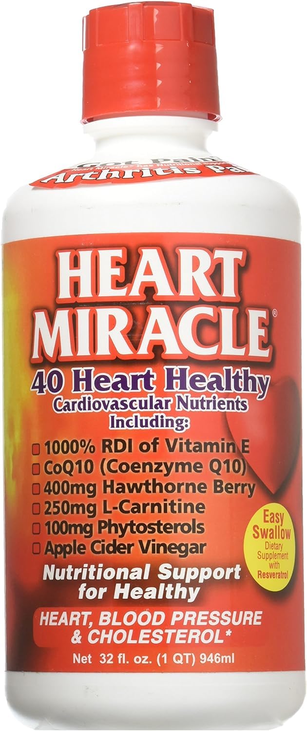 Century Systems - Heart Miracle, Nutritional Supplement for Blood Pressure, Cholesterol, and Cardiovascular Support, 32 Ounce Liquid, 16-32 Servings Century Systems Au supplements