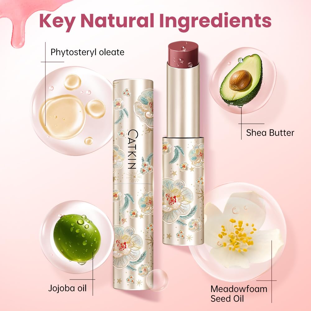 CATKIN Glossy Lip Balm Ultra Hydating Glow Lip Tinted Jelly Plump Melting Balm Shea Butter Repair Soothing For Dry Lips Dewy Finished 0.12 oz C05 SUNFLOWER Catkin Au supplements
