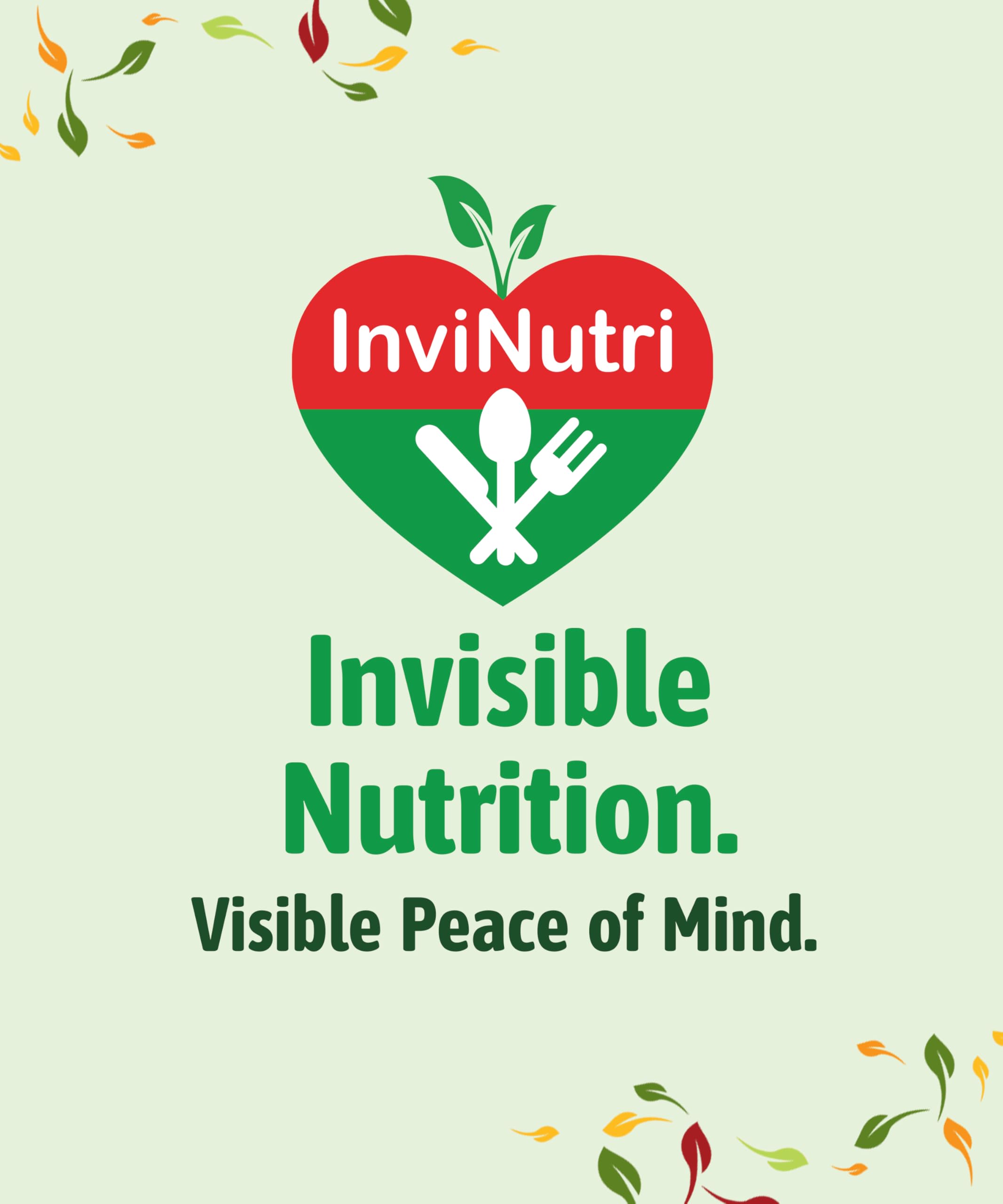 InviNutri Superfood Powder for Sensory & Picky Eaters. A TINY scoop- 40x Nutrient-Rich, 30mg Sulforaphane for Detox. Organic Microgreens, Fruits & Veggies - Blends Invisibly into Most Meals - 24 serv. InviNutri Invisible Nutrition Au supplements