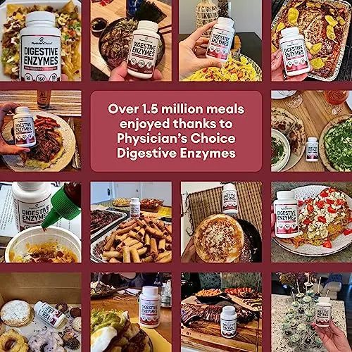 Physician's CHOICE Digestive Enzymes - Multi Enzymes, Organic Prebiotics & Probiotics Physician's CHOICE Au supplements