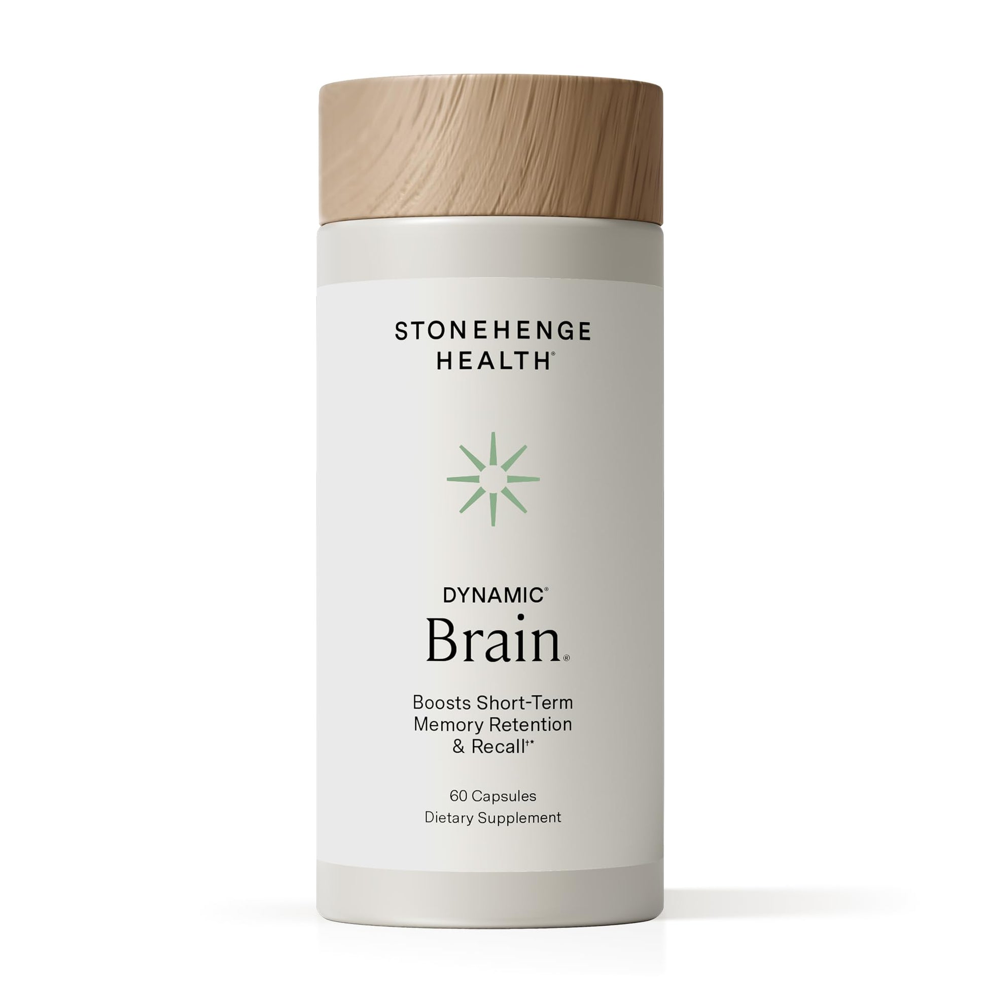 Stonehenge Health Dynamic Brain – BacoMind® Bacopa Nootropic Formula – Memory, Recall & Retention, Phosphatidylserine, Huperzine A, DHA & Choline – 40 Brain-Boosting Ingredients – Non-GMO, 60 Caps Stonehenge Health Au supplements