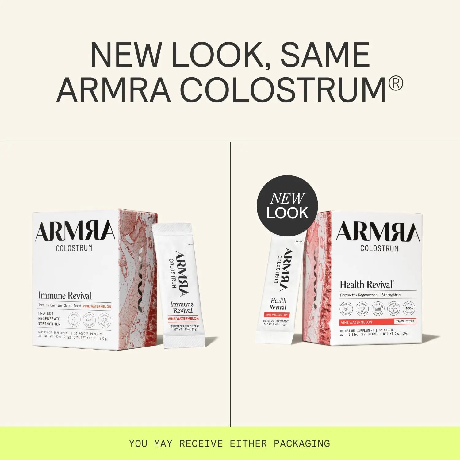 ARMRA Colostrum Powder | Vine Watermelon | Gut Health & Bloating | Skin & Hair | Immunity | Keto, Gluten & Fat-Free | 30 Servings ARMRA Au supplements