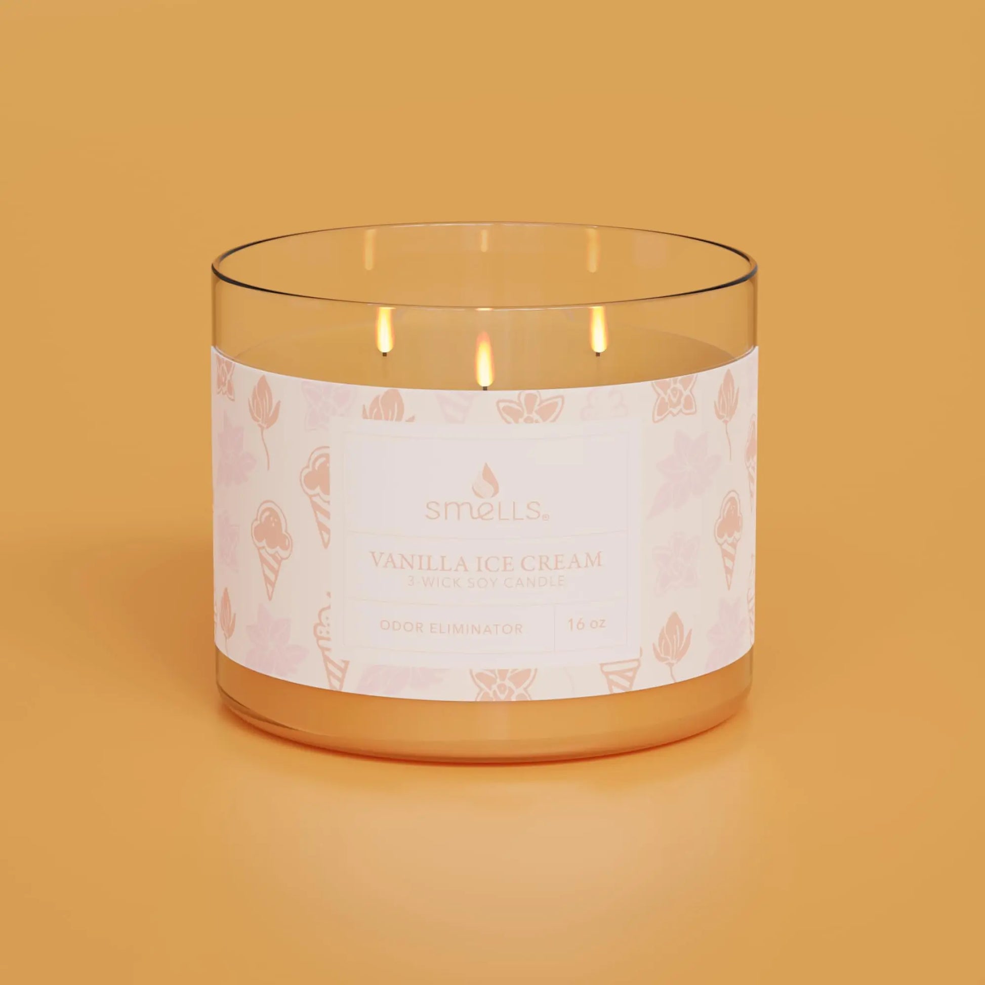 Smells - Odor Eliminator - Premium Soy Wax Jar Scented Candle 12oz. and 16oz. - 100% Cotton Single Wick SmellS Au supplements
