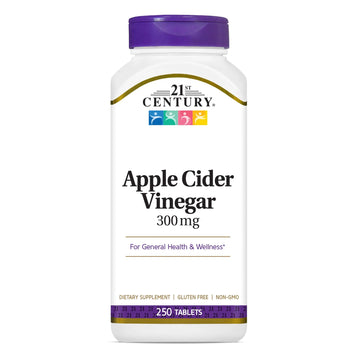 21st Century Apple Cider Vinegar 300mg Tablets, 250 Count 21st Century Au supplements