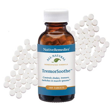 Native Remedies TremorSoothe - Natural Homeopathic Formula to Temporarily Control Shakes, Tremors, Muscle Spasms and Twitches -180 Tablets Native Remedies Au supplements