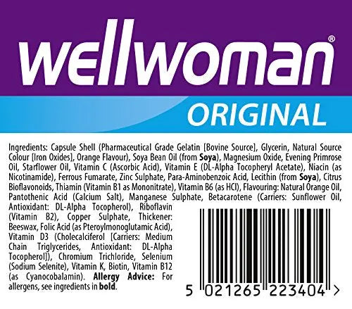 Vitabiotics Wellwoman Original - 90 Capsules Wellwoman Au supplements