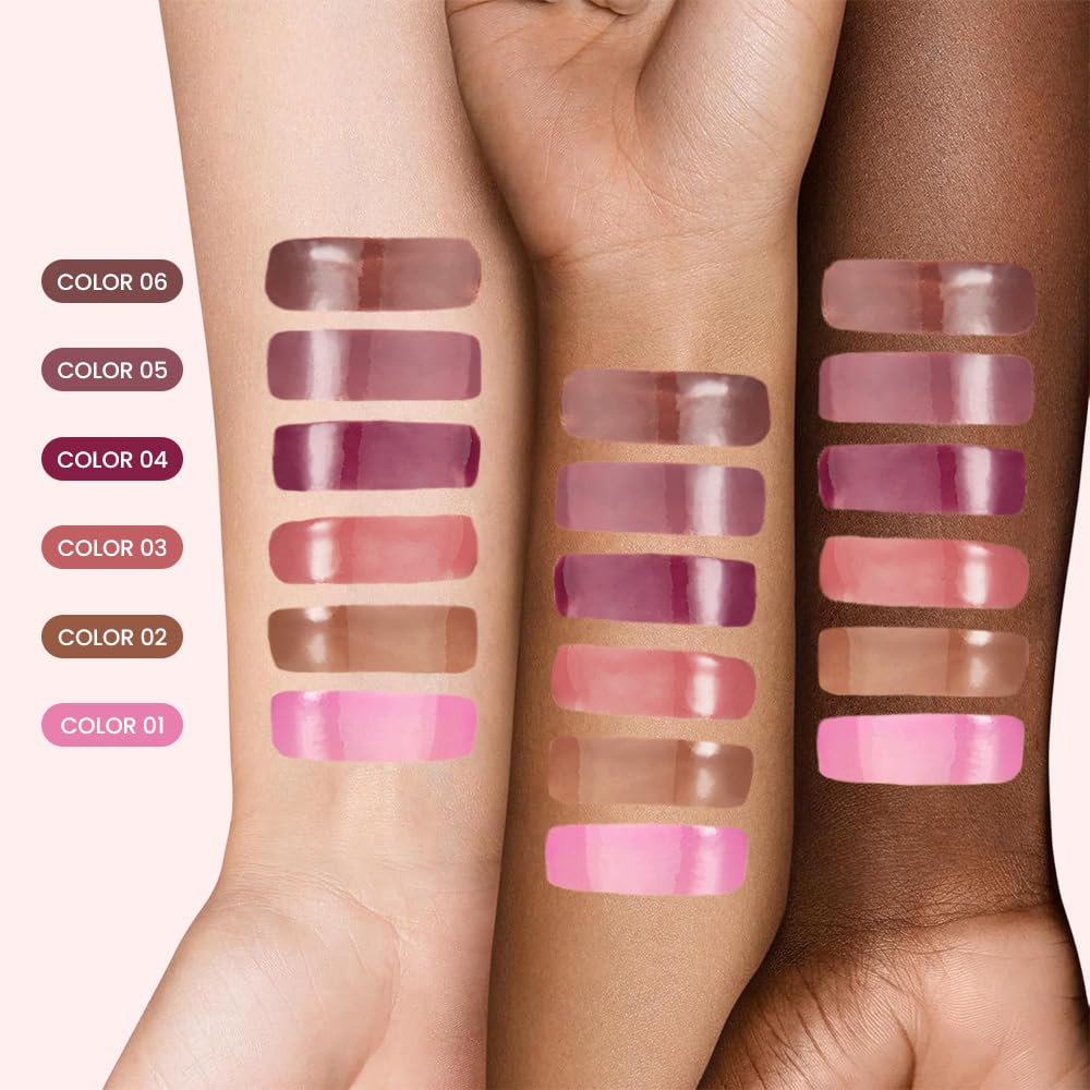 FeiCuiYun Lip Tinted Glowy Balm Hydrating Tinted Lip Serum Lip Gloss, Ultra-Hydrating Natural Vegan Lip Balm, Sheer-Tinted Shine & Hydration, Soothes & Softens Dry Lips Skincare (Light Pink) FeiCuiYun Au supplements