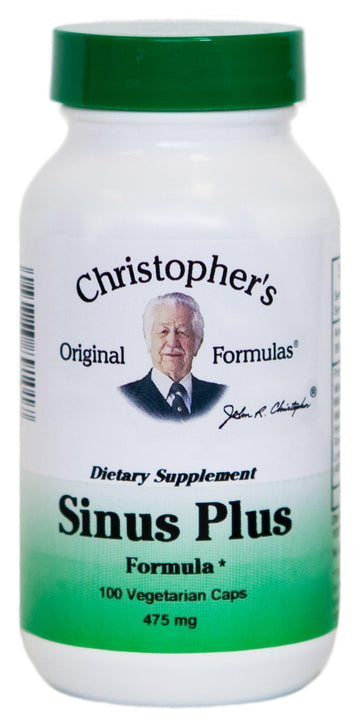Christopher's Original Formulas Sinus Plus, Sinus Support Capsules, Whole Herb Synergistic Blend, 100 Count Christopher's Original Formulas Au supplements