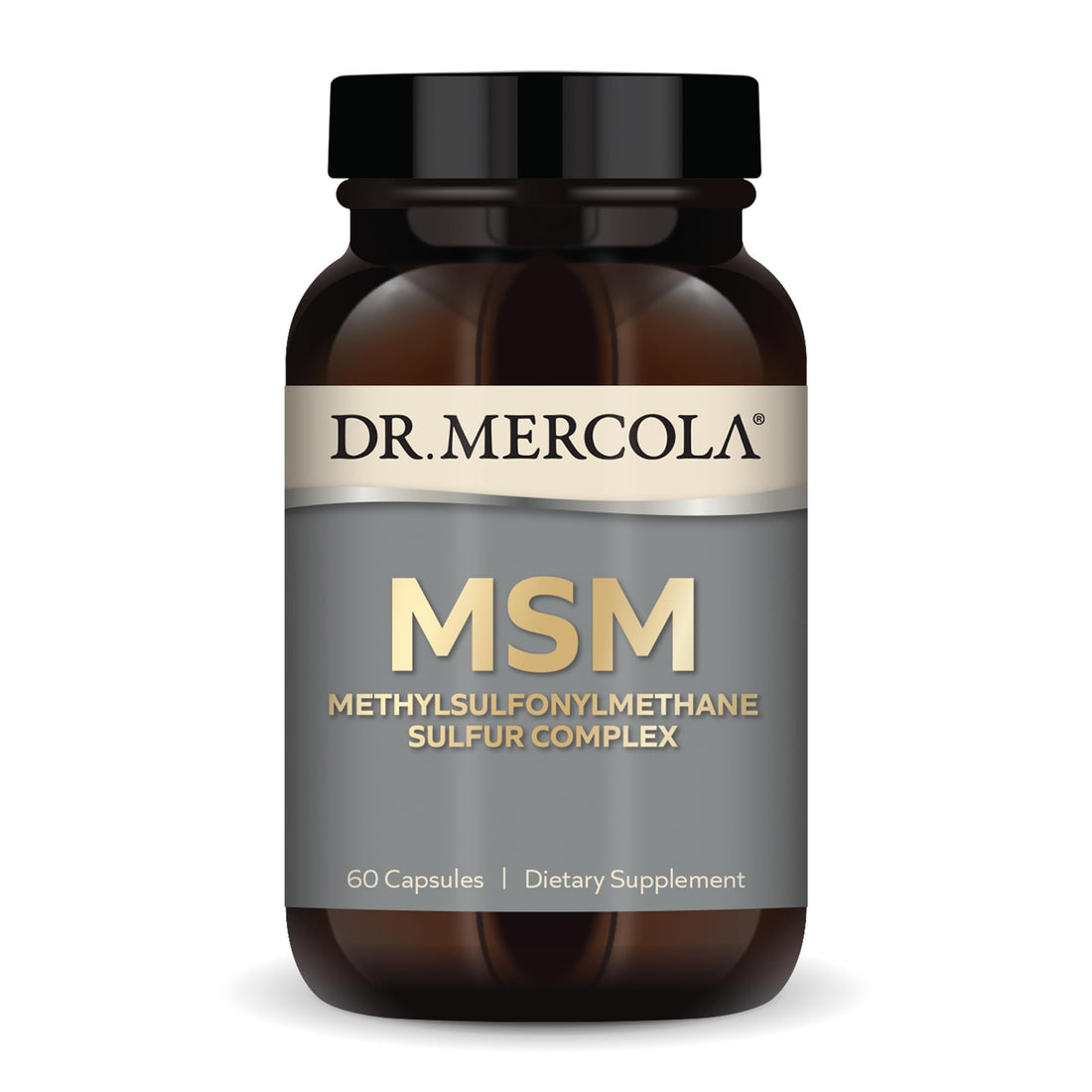 Dr. Mercola MSM Sulfur Complex - Joint Support & Cellular Health - OptiMSM - R-Alpha Lipoic Acid - TMG - Organic Sulfur Blend - 60 Capsules (30 Servings) Dr. Mercola Au supplements
