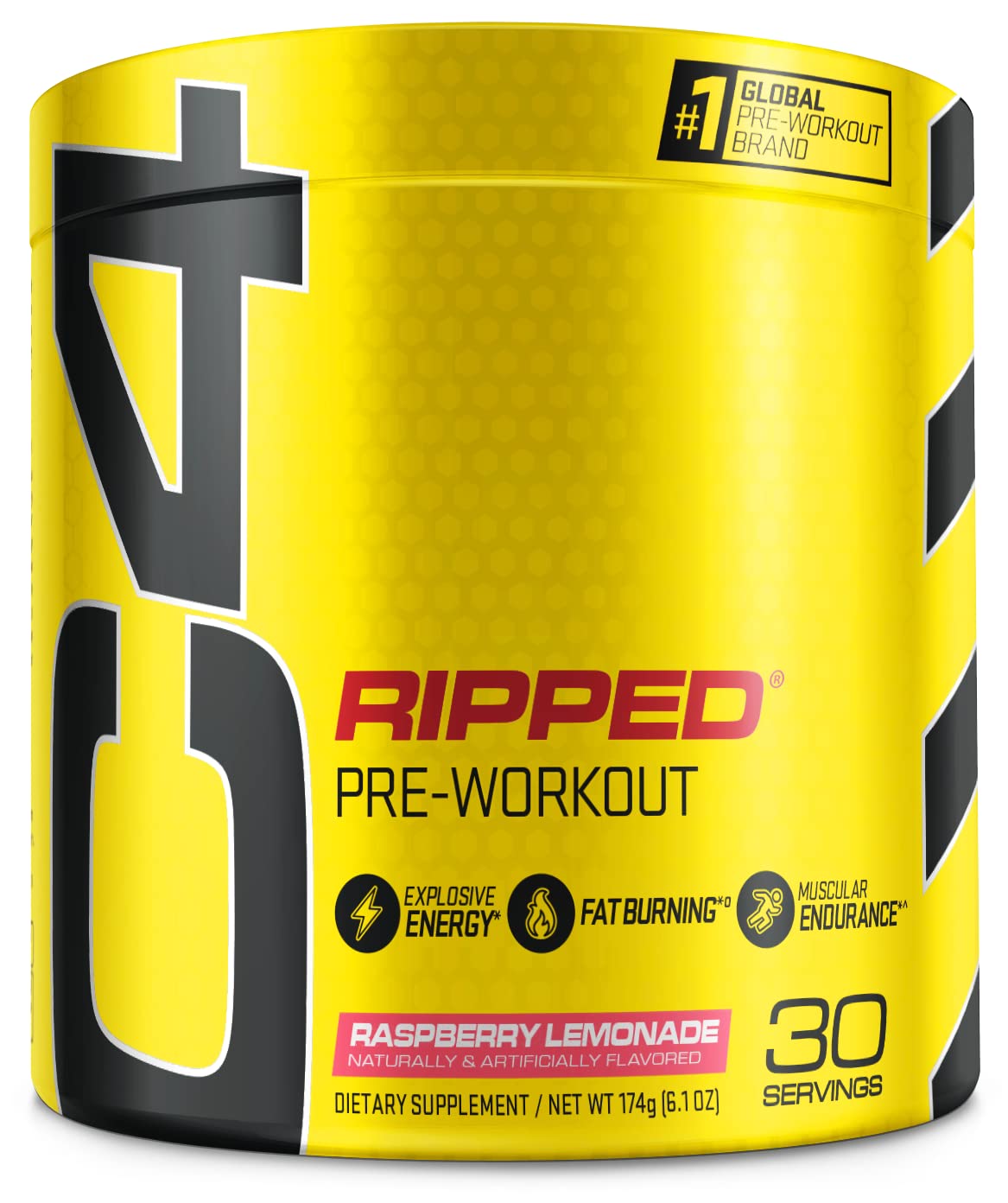 Cellucor C4 Ripped Pre Workout Powder Raspberry Lemonade | Creatine Free + Sugar Free Cellucor Au supplements