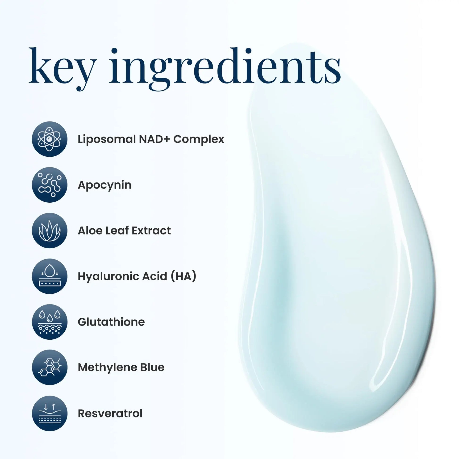 Renue Blue Methylene Blue Face Cream - Liposomal NAD+ Complex and Nutrients for Skin Rejuvenation, Deep Hydration, and Anti-Aging Support Renue By Science Au supplements