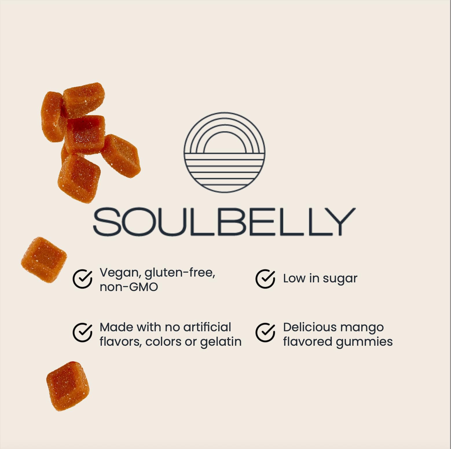 SOULBELLY Super Immunity | Remedy Vitamin Gummies for Immune Support | Vegan | Gluten-Free | Non-GMO | 60 Count SOULBELLY Au supplements