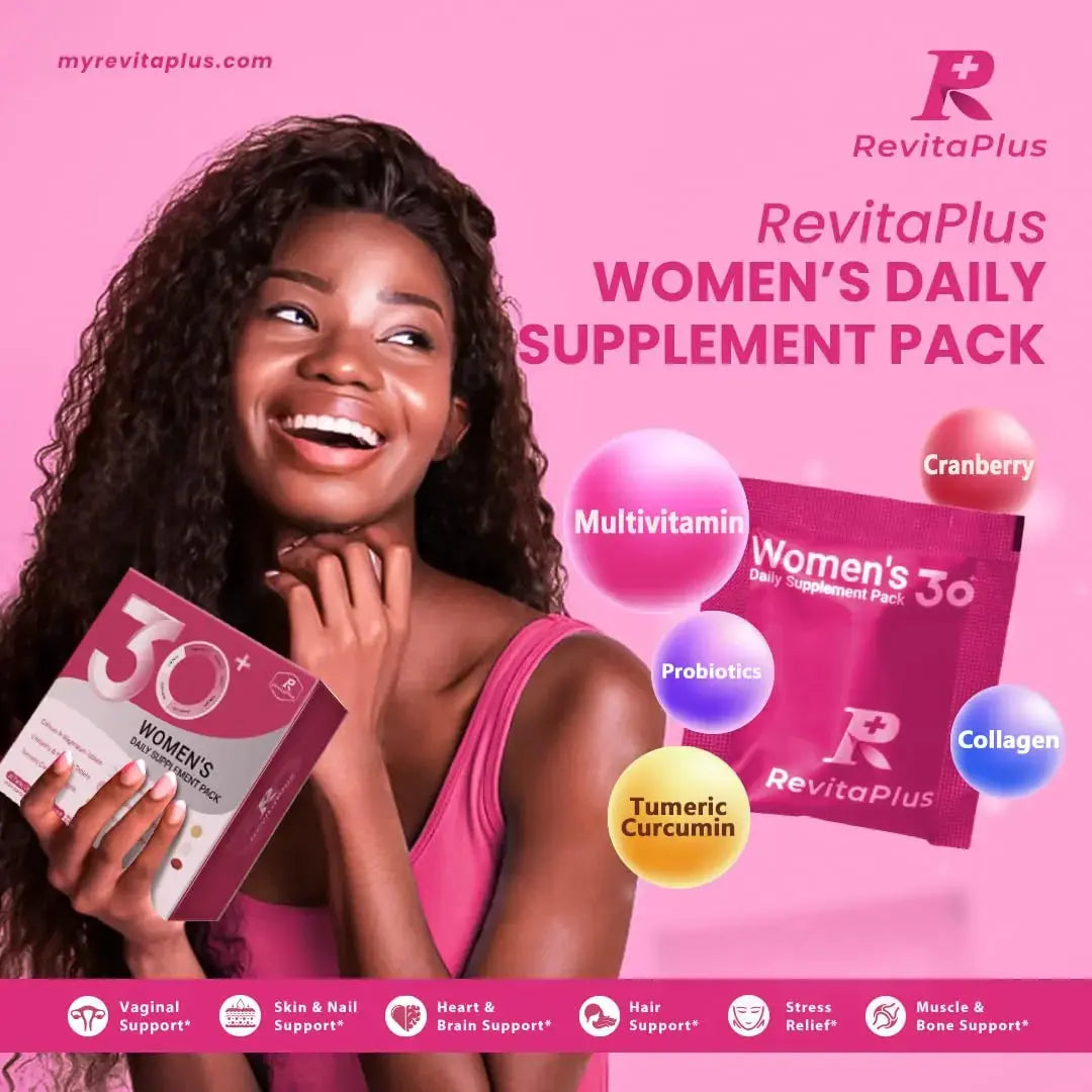 RevitaPlus Multivitamin for Women with Vitamin A,B,C,D3,E,K2,Biotin, Collagen,Krill Oil,Cranberries Supports Energy,Wellness,Beauty and Immune RevitaPlus Au supplements