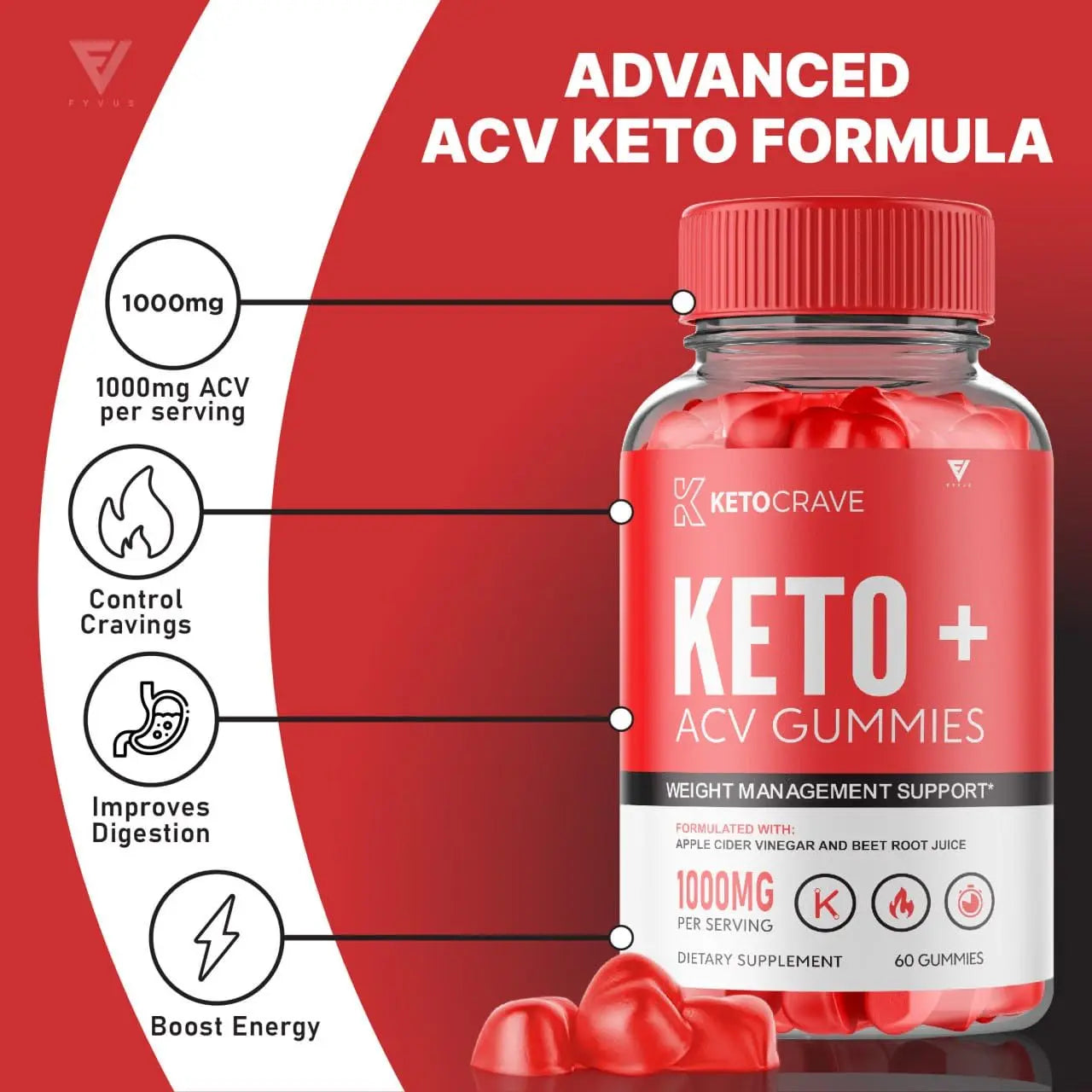 (3 Pack) Keto Crave ACV Gummies Kelly Clarkson, Ketocrave Keto + ACV Gummies Advanced Fyvus Au supplements