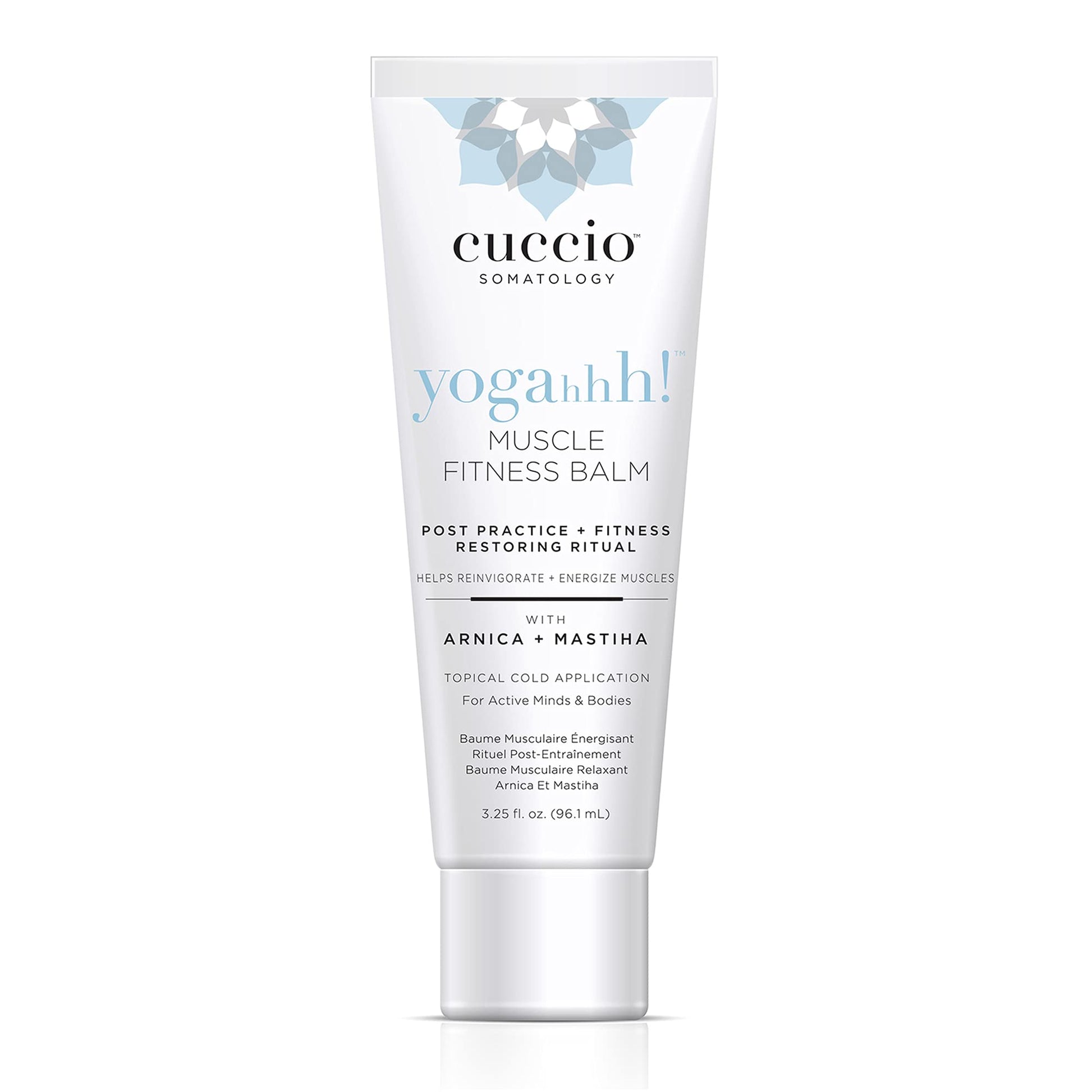 Cuccio Somatology Yogahhh Muscle Balm - Offers Soothing and Cooling Relief - Lightweight and Non Oily Finish - Helps Revitalize and Energize Muscles Post Rigorous Exercise - Paraben Free - 3.25 oz cuccio SOMATOLOGY Au supplements