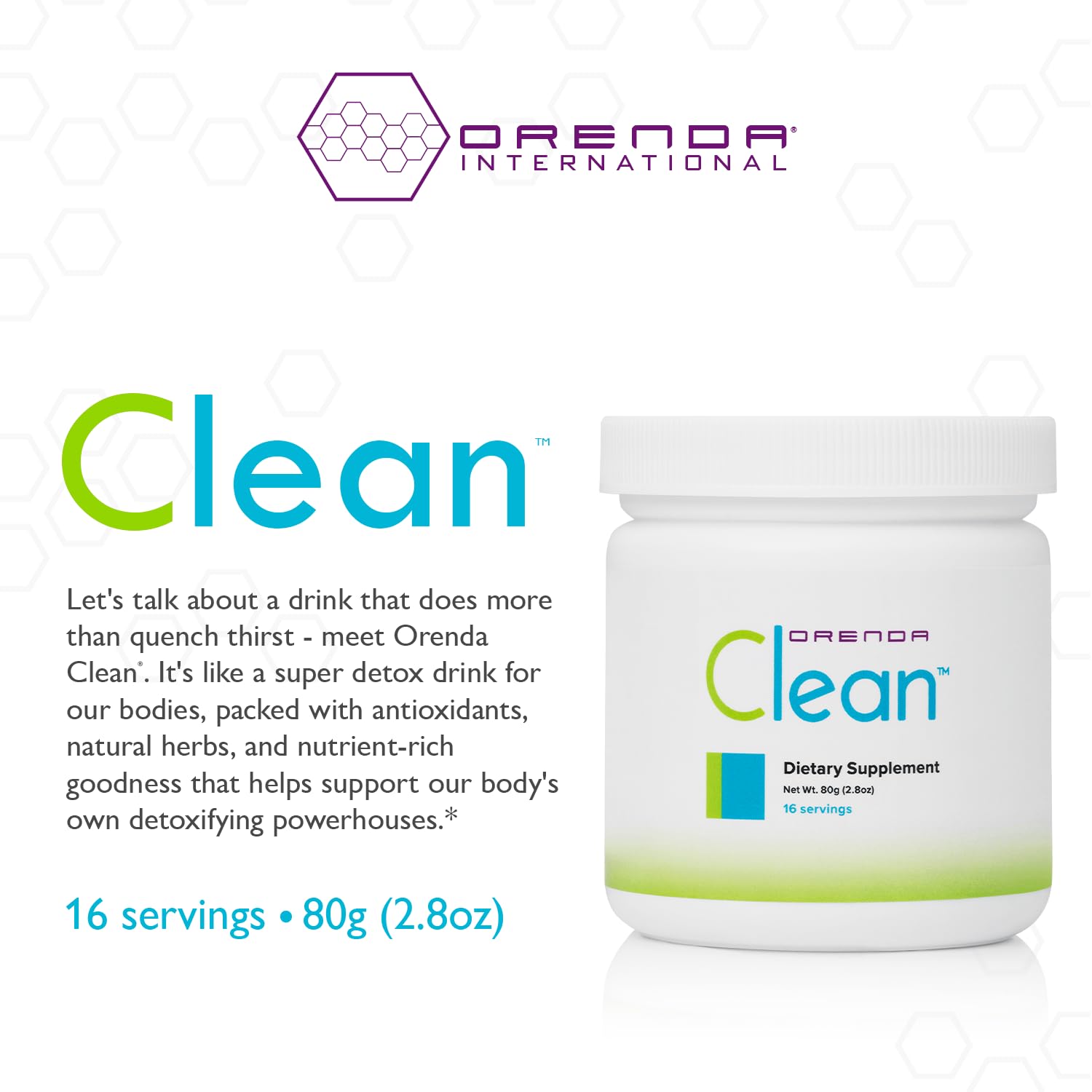 Orenda Clean - Peptizyme-SP EN, Aronia Berry, Aloe Vera and More for Digestive Support - Nutrient-Rich Supplement for Wellness - 80g, 16 Servings Orenda International Au supplements