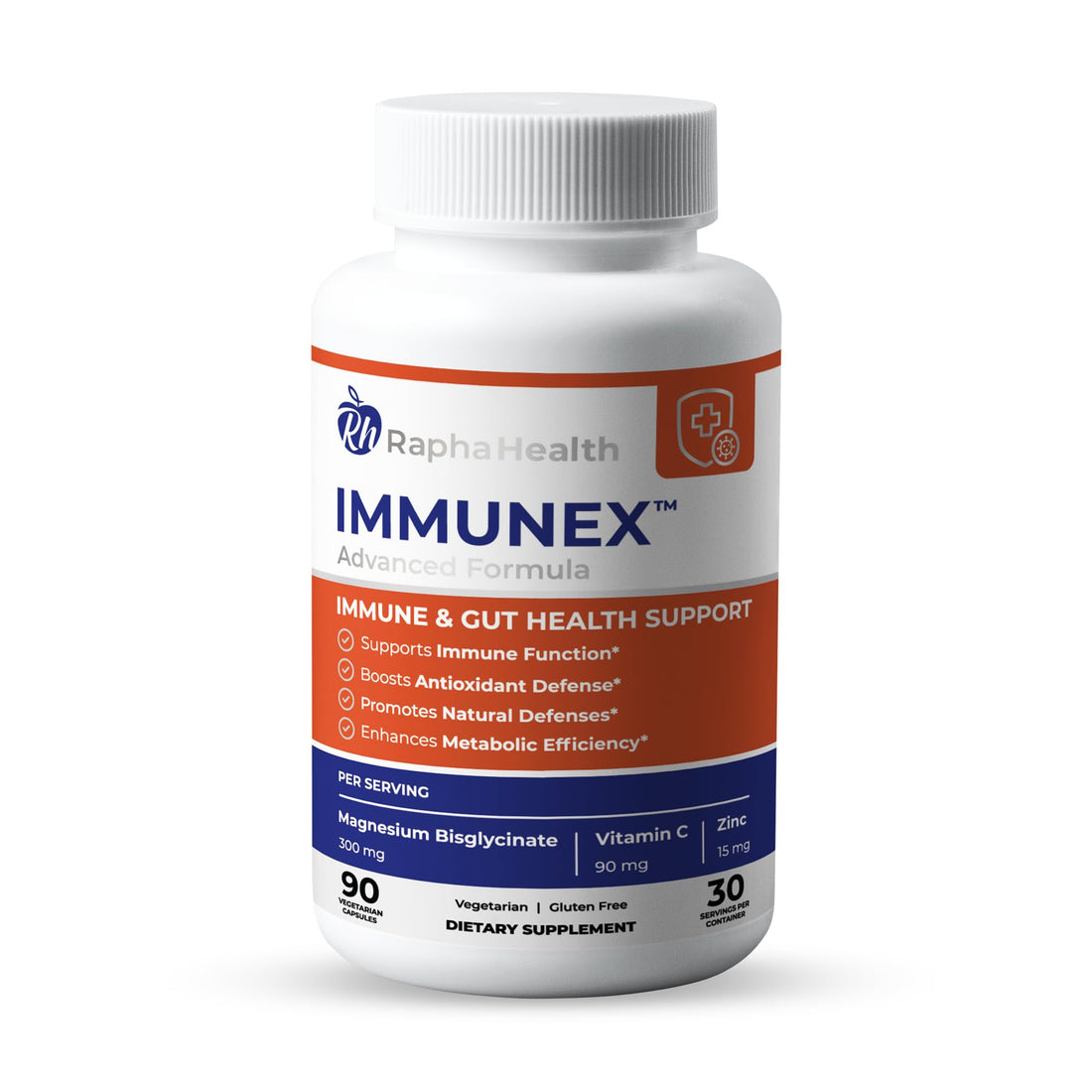 RAPHA HEALTH Immune 247 - Immune and Wellness Support | Gut & Antioxidant Booster | Magnesium, Selenium, Zinc, Vitamin C, Ashwagandha | 90 Capsules - 30 Servings RAPHA HEALTH Au supplements