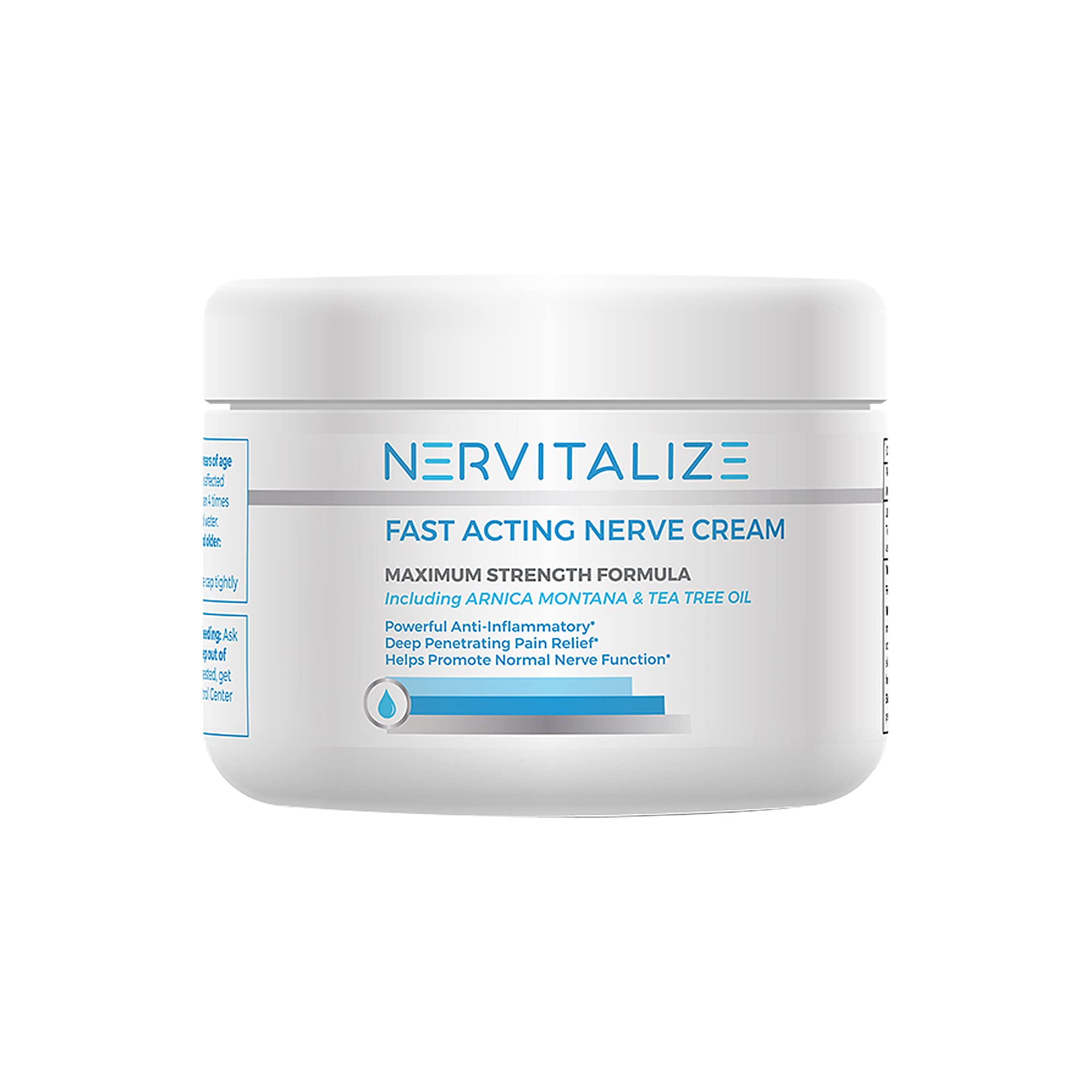 Nervitalize Fast Acting Nerve Pain Relief Cream Maximum Strength Formula - 3 fl oz - Helps Provide Neuro Pain Relief and Deep Nerve Nourishment to Support Normal Nerve Function - Made in The USA Nervitalize Au supplements