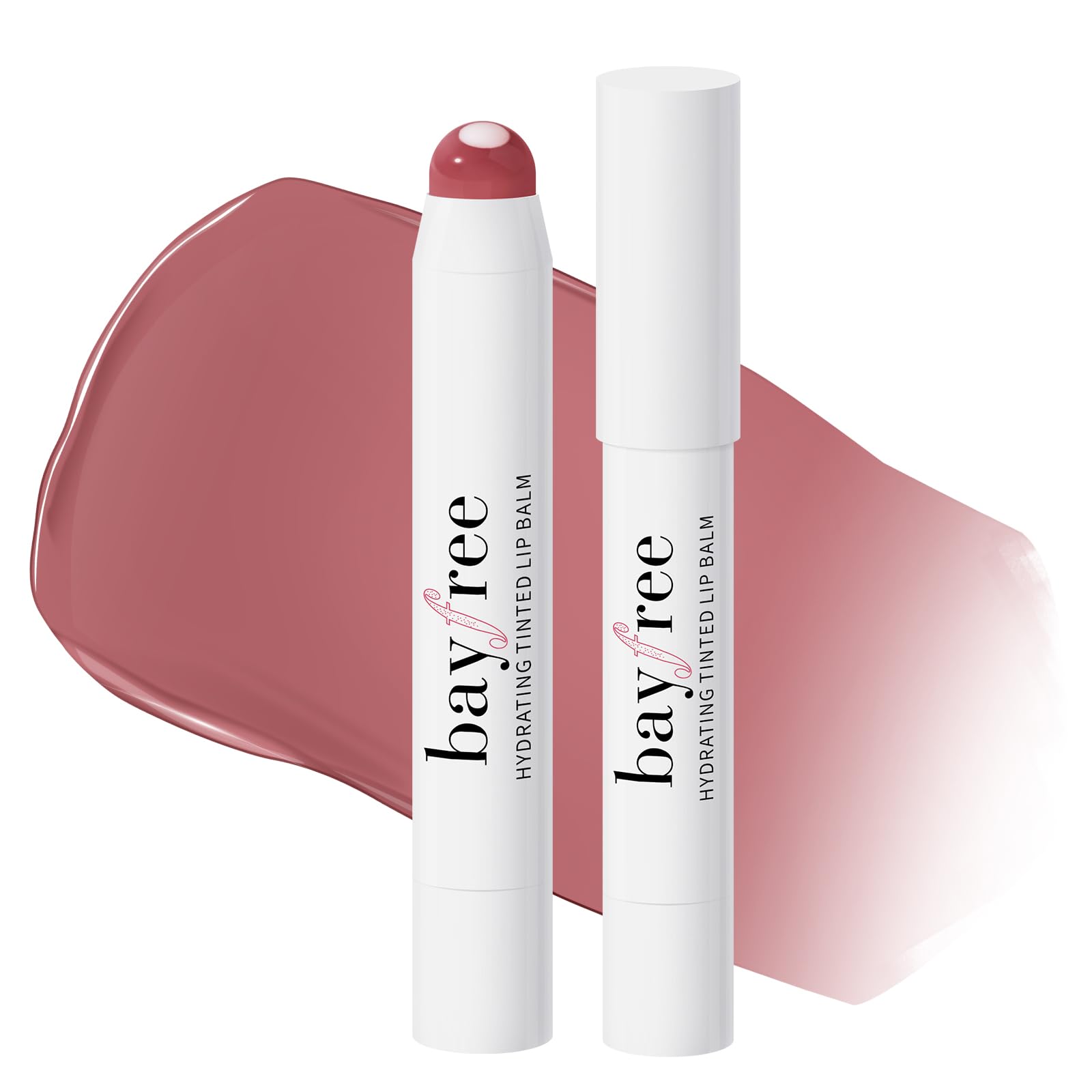 bayfree Tinted Lip Balm Plumper, Glossy, Pump Lips, Lightweight, Moisturize & Tint with Jojoba Seed Oil, Vegan Lipbalm Lip Care, Vintage Violet bayfree Au supplements