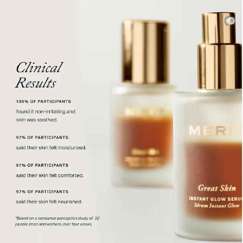 M Great Skin Instant Glow Serum with Niacinamide and Hyaluronic Acid (1.69 oz / 50 ml) + Bonus Acne Patch (36 Pieces) Tea Tree Oil Facial Water Gel NAPH Au supplements