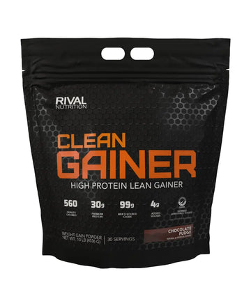 Rivalus Clean Gainer - Chocolate Fudge 10 Pound - Delicious Lean Mass Gainer Rivalus Au supplements