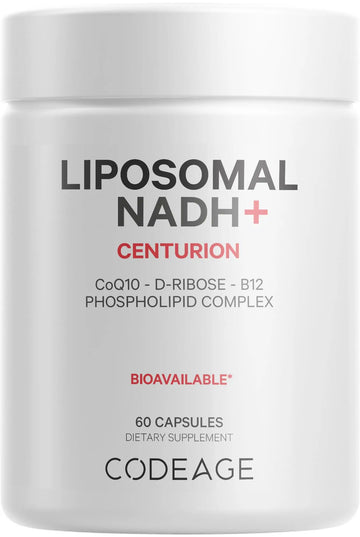 Codeage Liposomal NADH+ Supplement - CoQ10 - Vitamin B12 - D-Ribose Bioenergy Codeage Au supplements