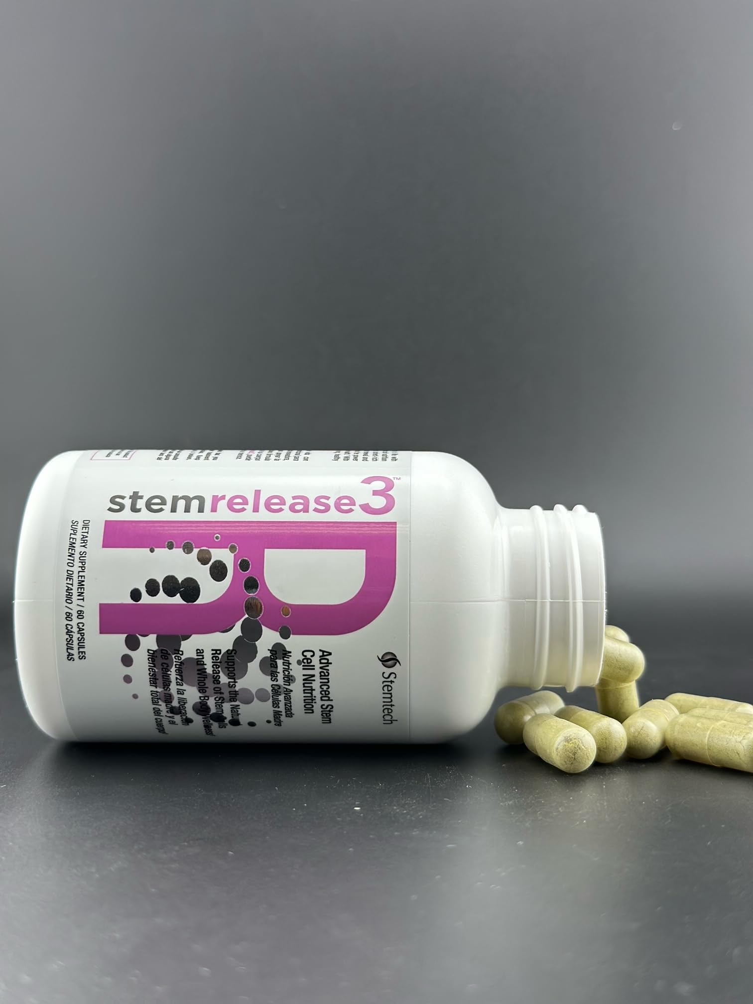 Stemtech Stemrelease3 Cutting-Edge Stem Cell Nutrition for Natural Renewal and Youthful Vitality, Exclusive Blend for Enhanced Telomere Health, 60 Capsules StemTech Au supplements