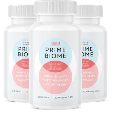 Nature’s NutriWave PrimeBiome Probiotic Gummies – Plant-Based Blend with Inulin, Lion’s Mane, Ginger & More– Non-GMO, No Stimulants, GMP Certified – 30 Gummies, 3 Month Supply Nature’s NutriWave Au supplements