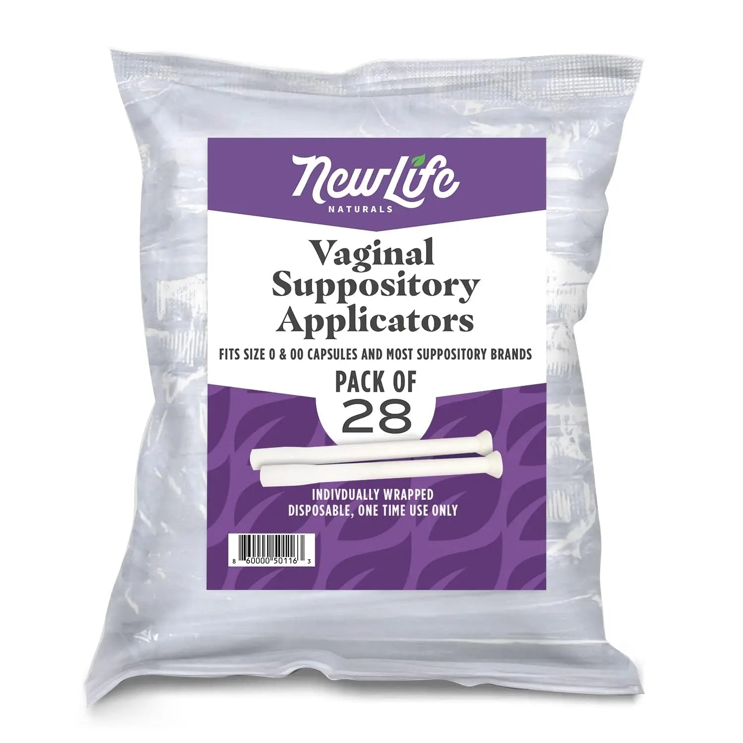NewLife Naturals Vaginal Suppository Applicators for Boric Acid Suppositories, Size 0 & 00 Capsules, and Pills & Tablets – Individually Wrapped Disposable Applicators – Pack of 28 (Made in USA) NewLife Naturals Au supplements