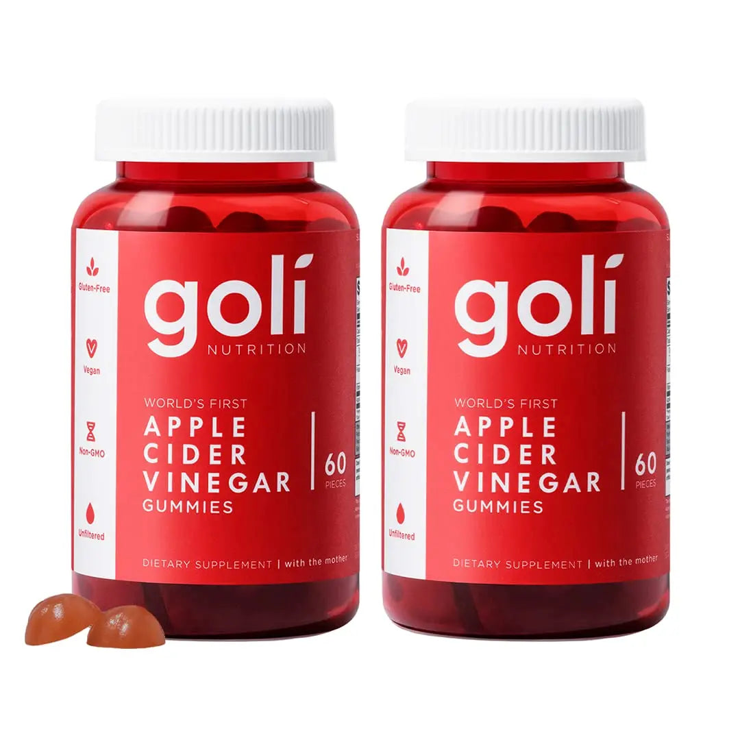 Goli Nutritional Supplement, Apple Cider Vinegar Gummy Vitamins Nutrition, 2 Pack Goli Au supplements